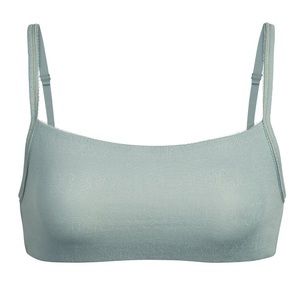 SKIMS Pointelle Logo Scoop Neck Bralette